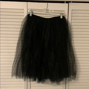 BLACK ROMANTIC PRACTICE SKIRT
